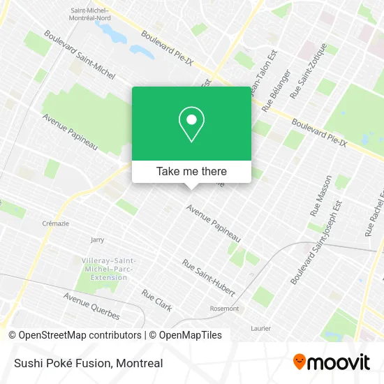 Sushi Poké Fusion map