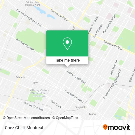 Chez Ghali map