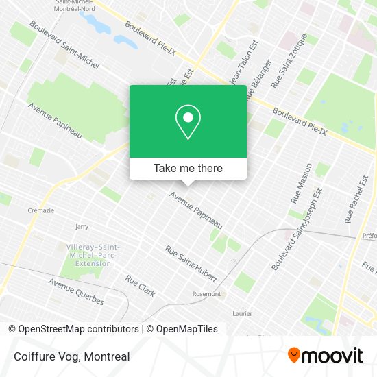 Coiffure Vog map