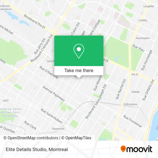 Elite Details Studio map