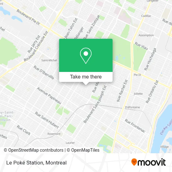 Le Poké Station map