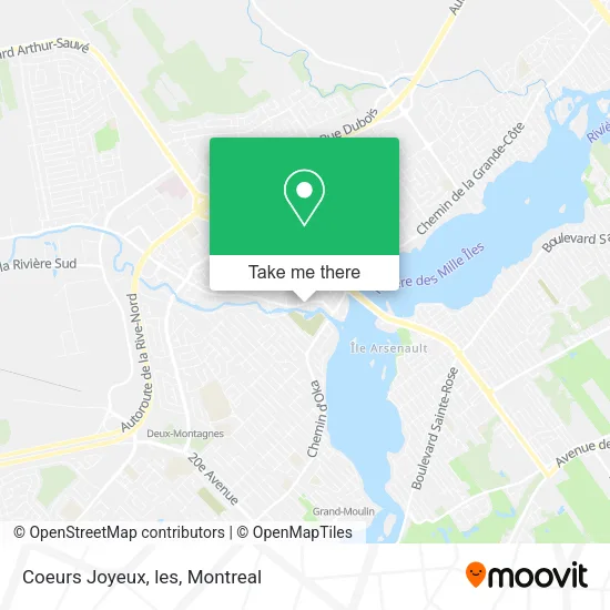 Coeurs Joyeux, les map