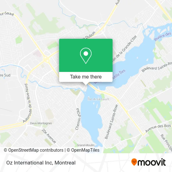 Oz International Inc map