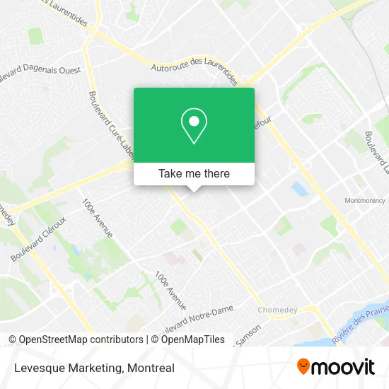 Levesque Marketing map