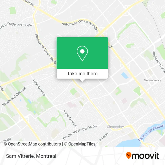 Sam Vitrerie map