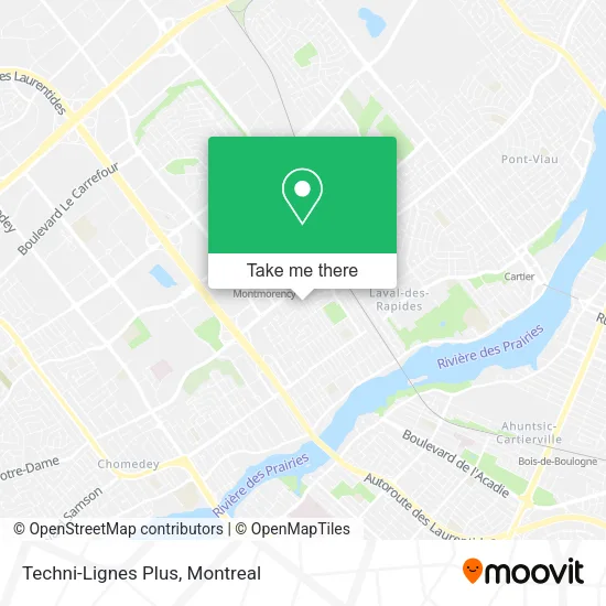 Techni-Lignes Plus map