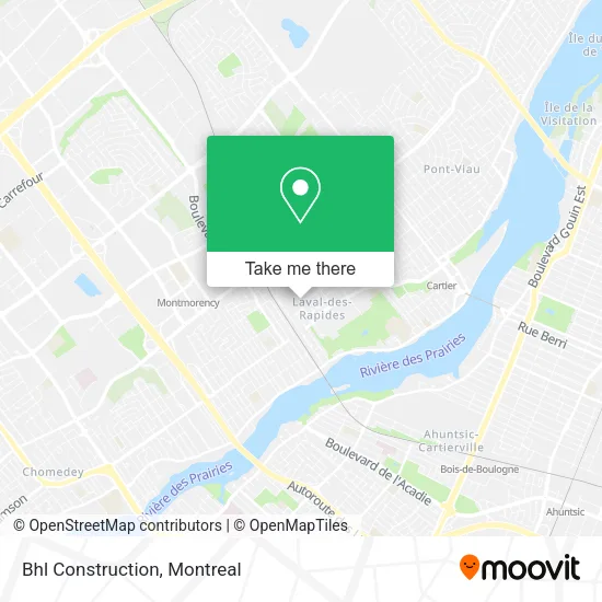 Bhl Construction map