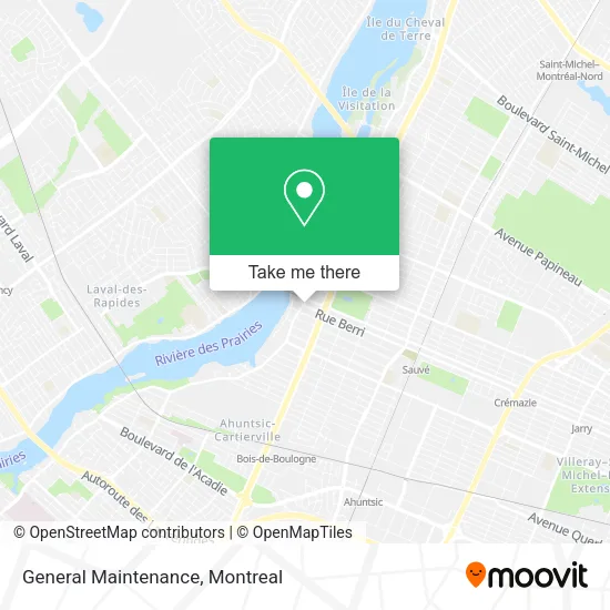 General Maintenance map