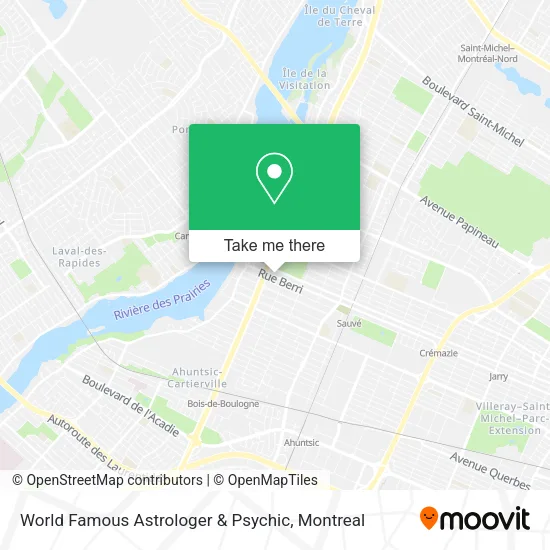 World Famous Astrologer & Psychic map