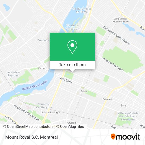 Mount Royal S.C map