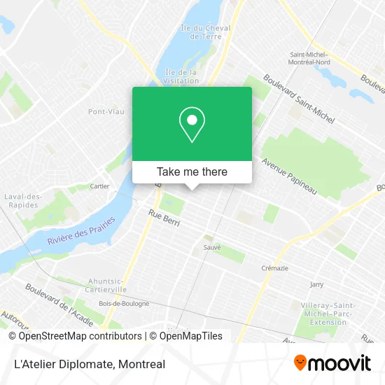 L'Atelier Diplomate map