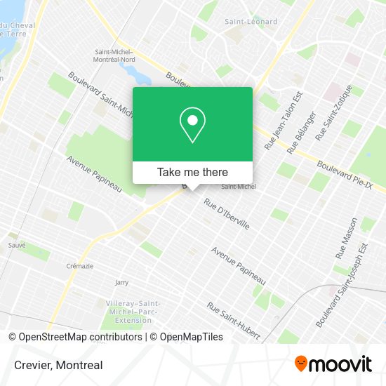 Crevier map