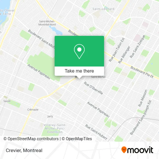 Crevier map