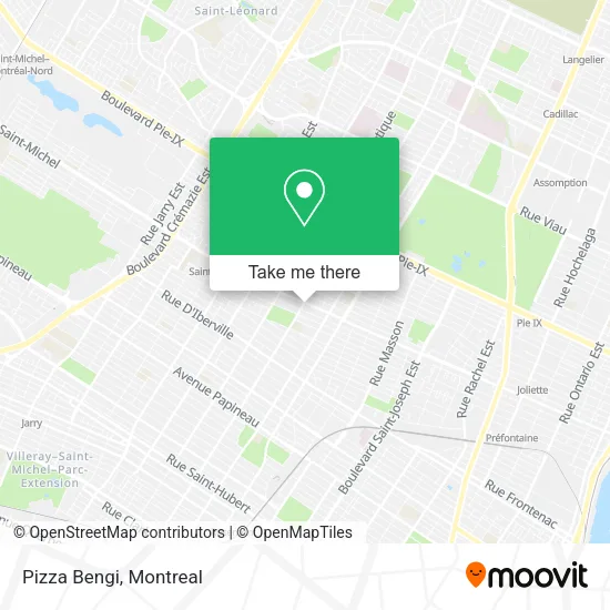 Pizza Bengi map