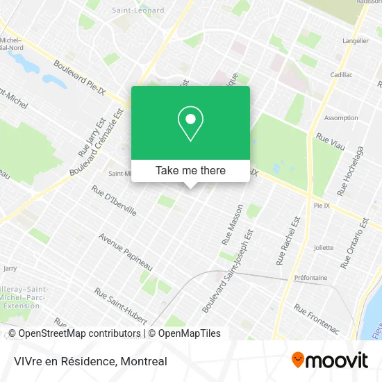 VIVre en Résidence map