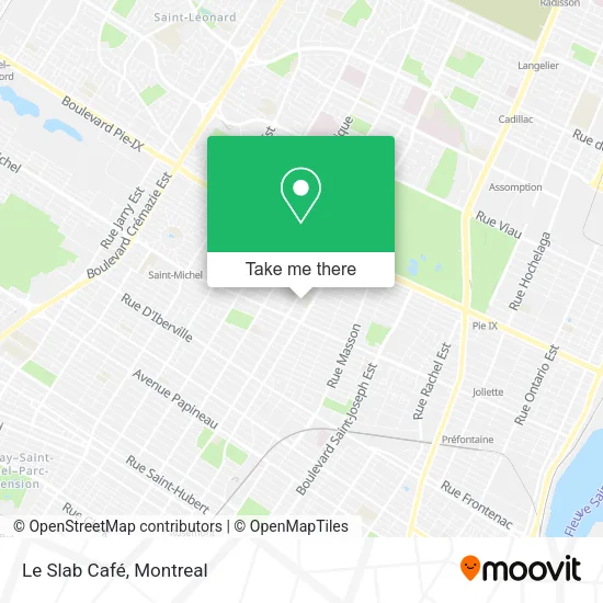 Le Slab Café map