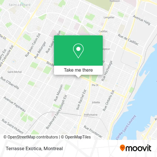 Terrasse Exotica map