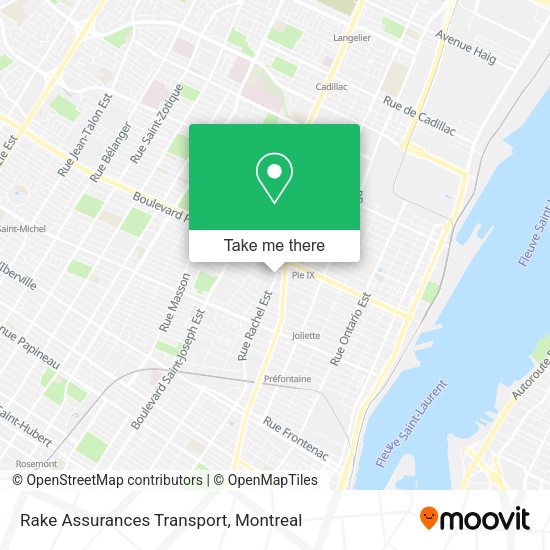 Rake Assurances Transport map