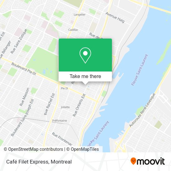 Café Filet Express map
