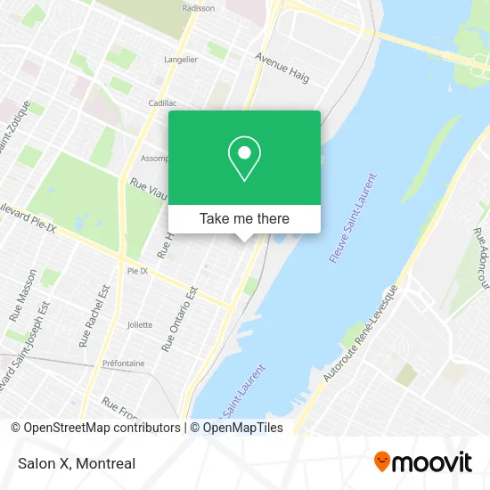 Salon X map