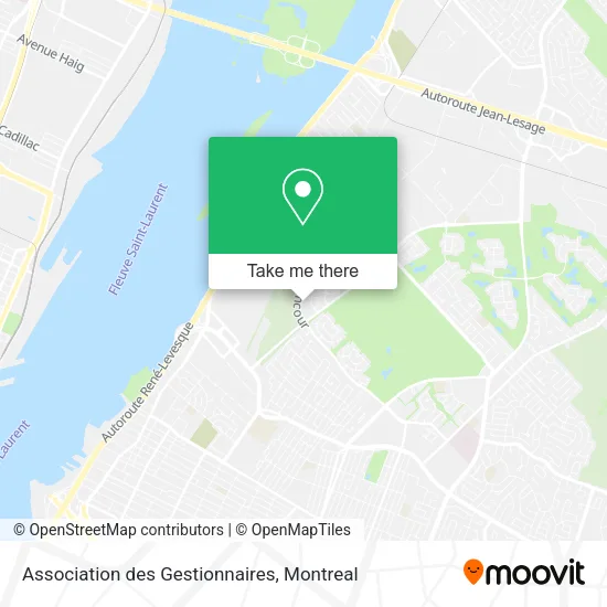 Association des Gestionnaires map