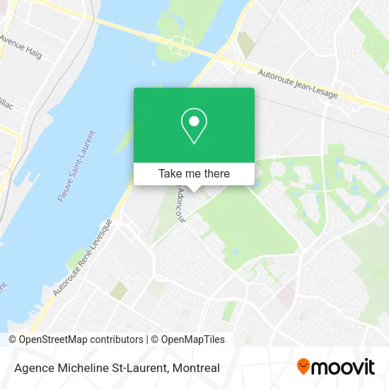 Agence Micheline St-Laurent map