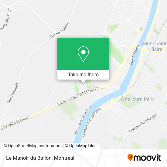 Le Manoir du Ballon map