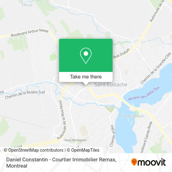 Daniel Constantin - Courtier Immobilier Remax map