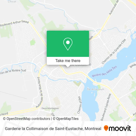 Garderie la Collimaison de Saint-Eustache map