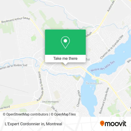 L'Expert Cordonnier in map