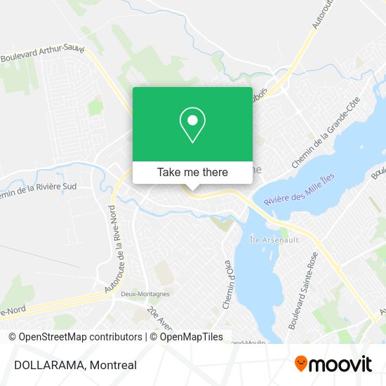 DOLLARAMA map