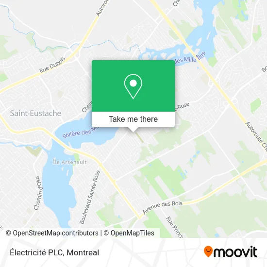 Électricité PLC map