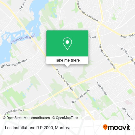 Les Installations R P 2000 map