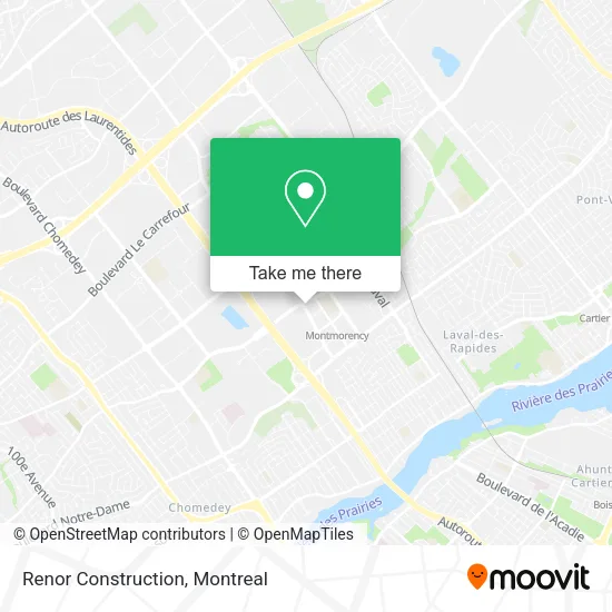 Renor Construction map