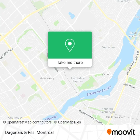 Dagenais & Fils map