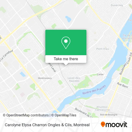 Carolyne Elysa Charron Ongles & Cils map