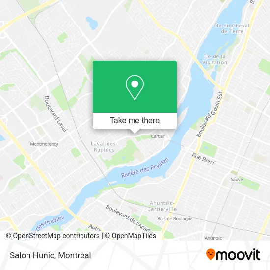 Salon Hunic map