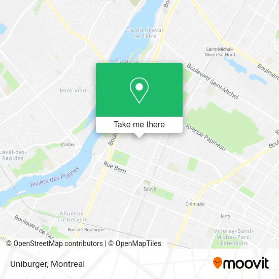 Uniburger map