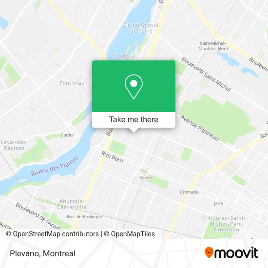 Plevano map