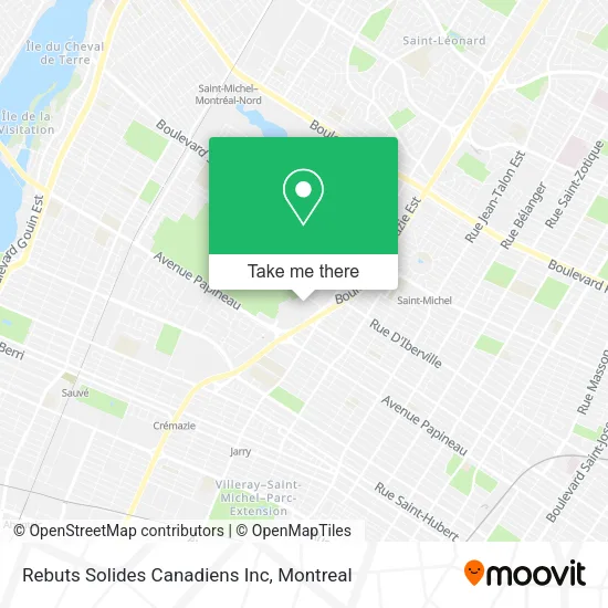 Rebuts Solides Canadiens Inc map