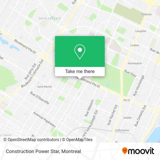 Construction Power Star map