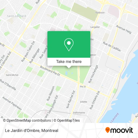 Le Jardin d'Ombre map