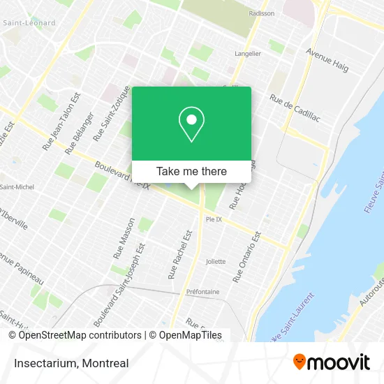 Insectarium map