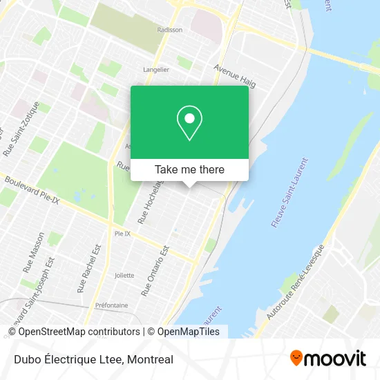 Dubo Électrique Ltee map