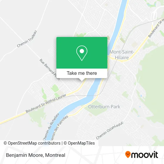 Benjamin Moore map