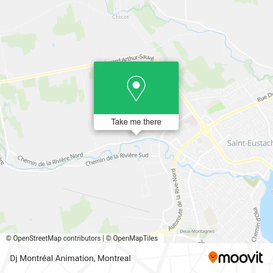 Dj Montréal Animation map
