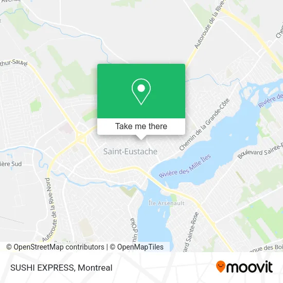 SUSHI EXPRESS map