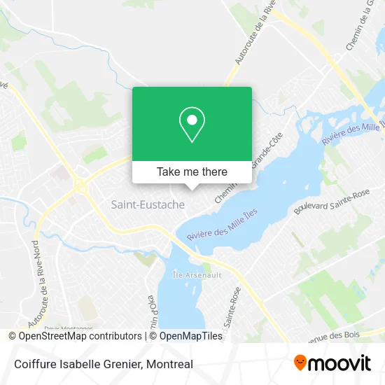 Coiffure Isabelle Grenier map