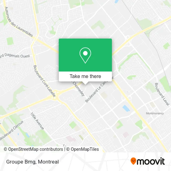 Groupe Bmg map