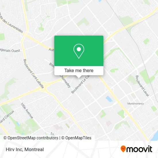 Hlrv Inc map